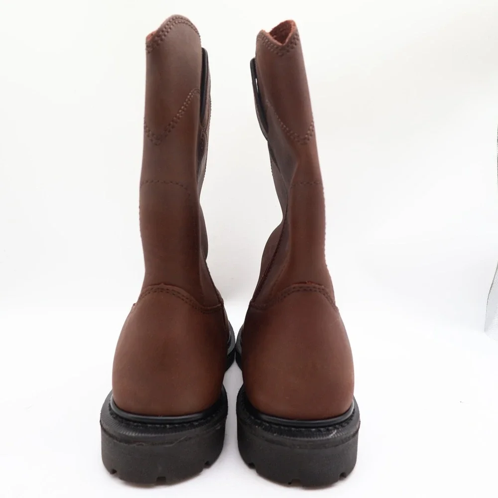 WORX Modern 5701 Steel Toe Work Boots Mens 12 Brown Leather NWT NIB